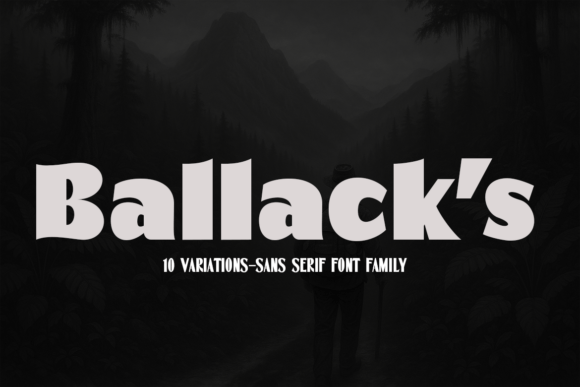 Ballack s: A Bold Sans Serif Font for Makers