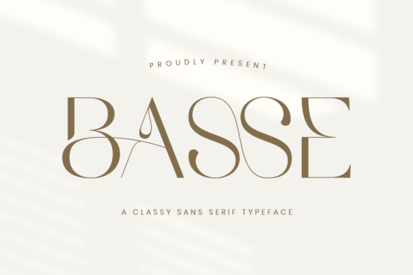 Basse: A Minimalist Sans Serif for Modern Branding