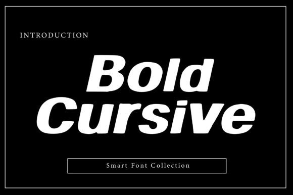 Bold Cursive: A Modern Typeface for Business Branding