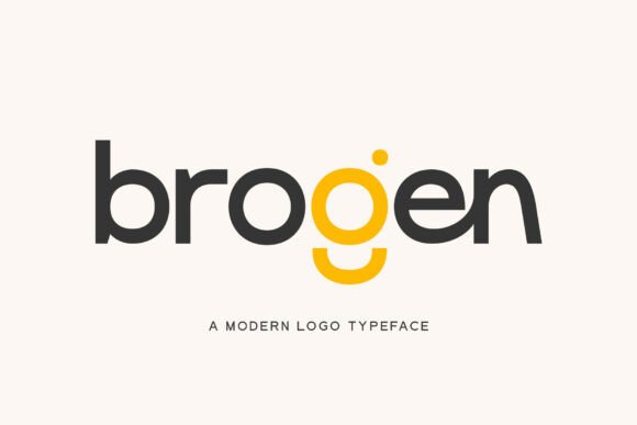 Brogen: A Sleek Sans Serif Typeface for Makers