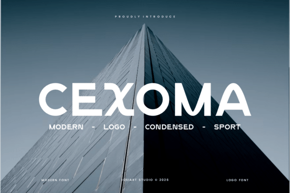 Cexoma: A Bold Sans Serif Font for Business Branding