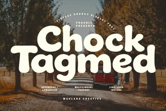 Chock Tagmed: A Retro Display Font for Modern Web Design