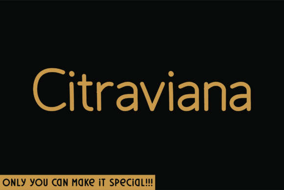 Citraviana: The Unique Handwritten Font for Marketers