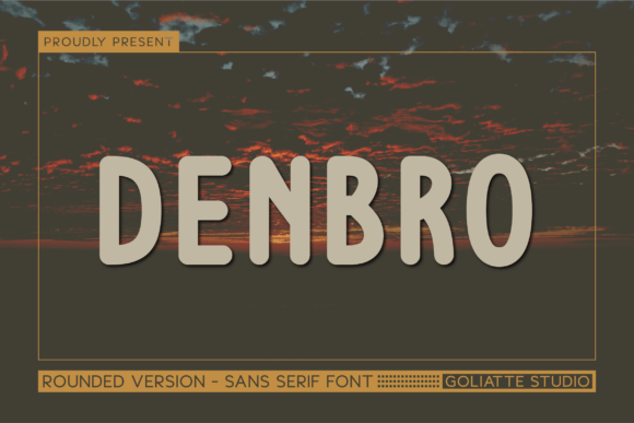 Denbro: A Whimsical Sans Serif Font for Editorial Design