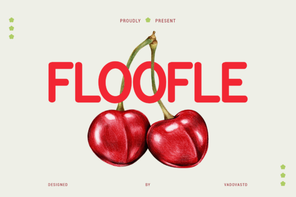 Floofe: A Playful Display Font for Makers
