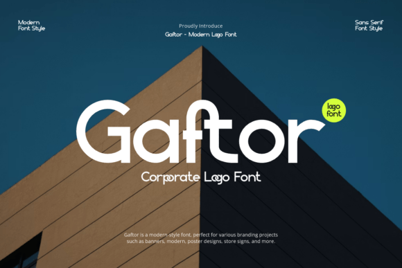 Gaftor: The Bold Display Font for Campaigns