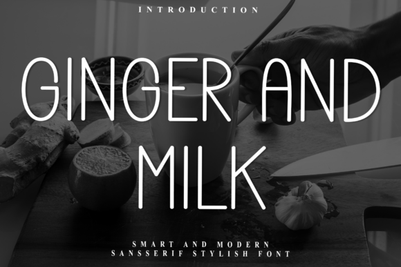 Ginger and Milk: A Festive Typeface for Crafters