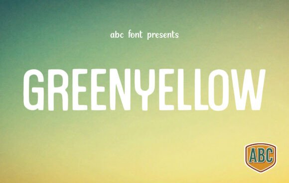 Greenyellow: The Emotional Sans Serif Font for Creators