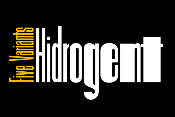 Hidrogent: A Bold Display Font for Makers