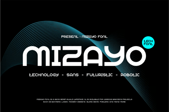 Mizayo: The Bold Display Font for Crafters