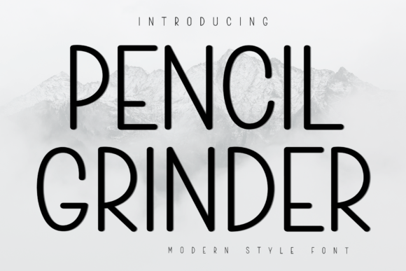 Pencil Grinder: A Versatile Font for Small Business Branding