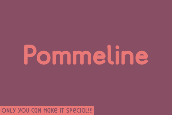 Pommeline: A Soft Bold Sans Serif for Editorial Design