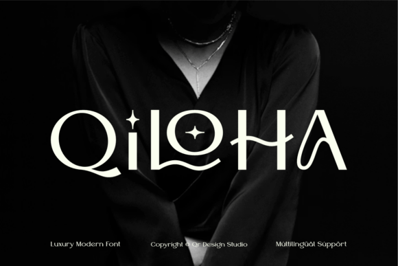 Qiloha: A Modern Display Typeface for Editorial Design