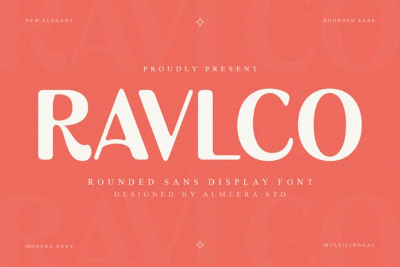 Ravlco: A Modern Rounded Sans Display Font for Campaigns