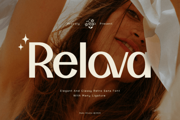 Relova: The Elegant Retro Sans Font for Crafters