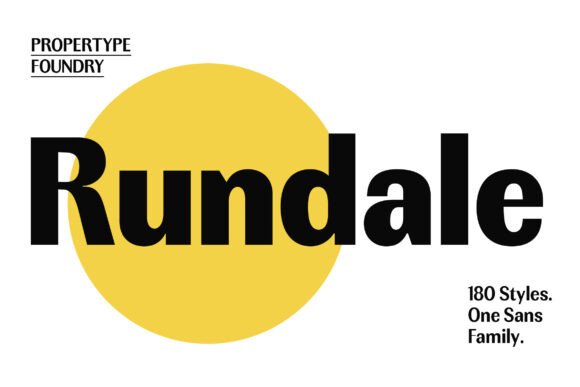 Rundale: The Ultimate Sans Serif Font for Small Business Branding