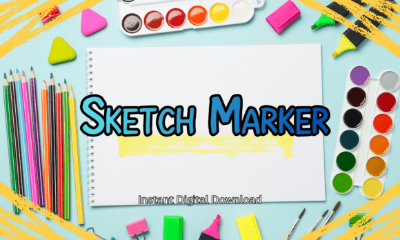 Sketch Marker: A Bold Font for Creative Branding