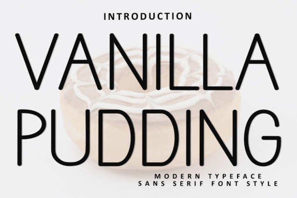 Vanilla Pudding: A Festive Typeface for Holiday Design